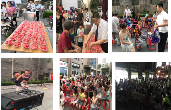  炎炎夏日夜，業(yè)主愜意情